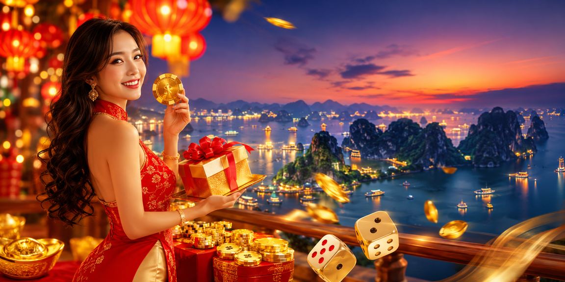 Không khí Tết và trò chơi tài xỉu truyền thống tại vịnh Hạ Long đầy màu sắc