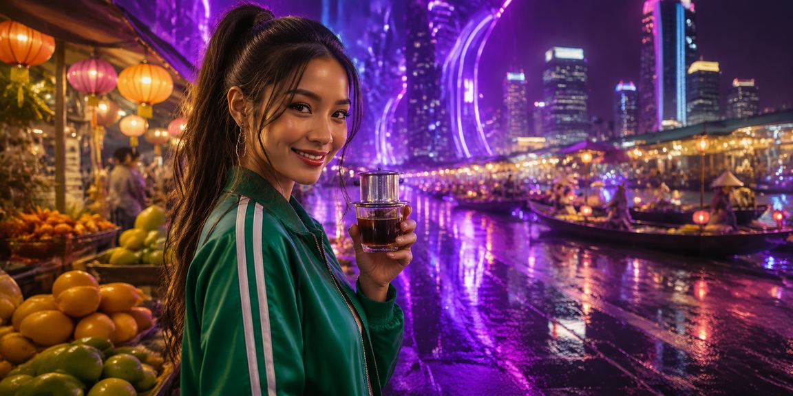 Người dùng vùng đồng bằng sông Cửu Long uống cà phê và tham gia casino trực tuyến