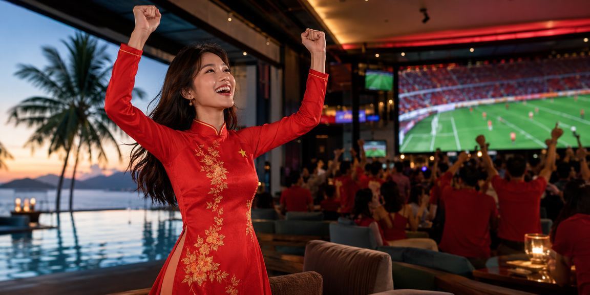 Người chơi tại Nha Trang trong trang phục áo dài trải nghiệm casino và cá cược trực tuyến